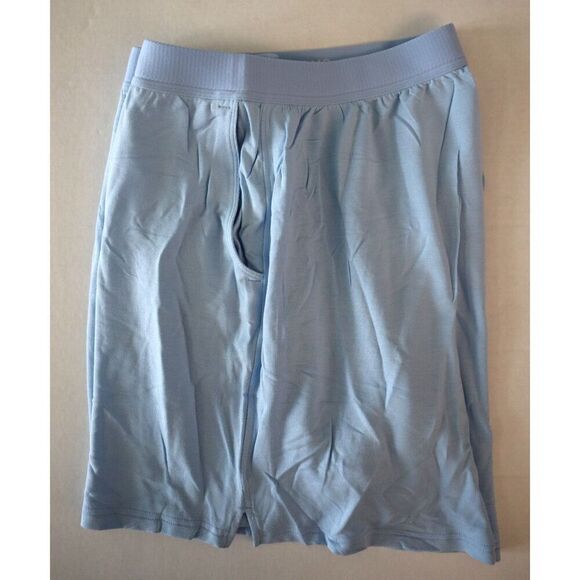 Jambys Unisex Sz 2XL Cerulean Blue Soft Breathable Boxer Shorts w/Pockets - Picture 6 of 10